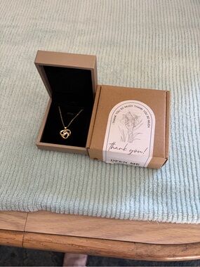 Delicate Gold Heart Pendant Necklace for Women